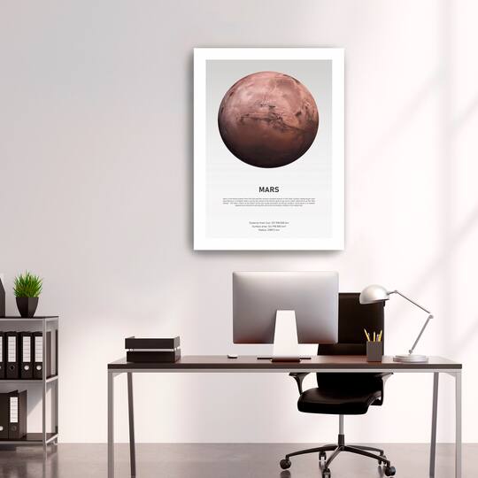 Mars Light Canvas Giclee